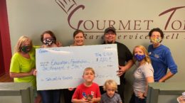 Gourmet Today donation to Education Foundation of Lake County