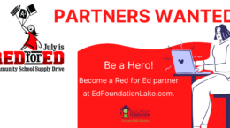 Partners wanted for Red for Ed