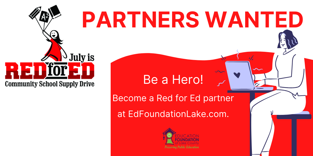 Partners wanted for Red for Ed