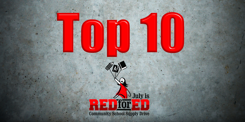 Top 10 ways to support Red for Ed