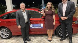 Teacher of the Year Shannon Clark receives new car