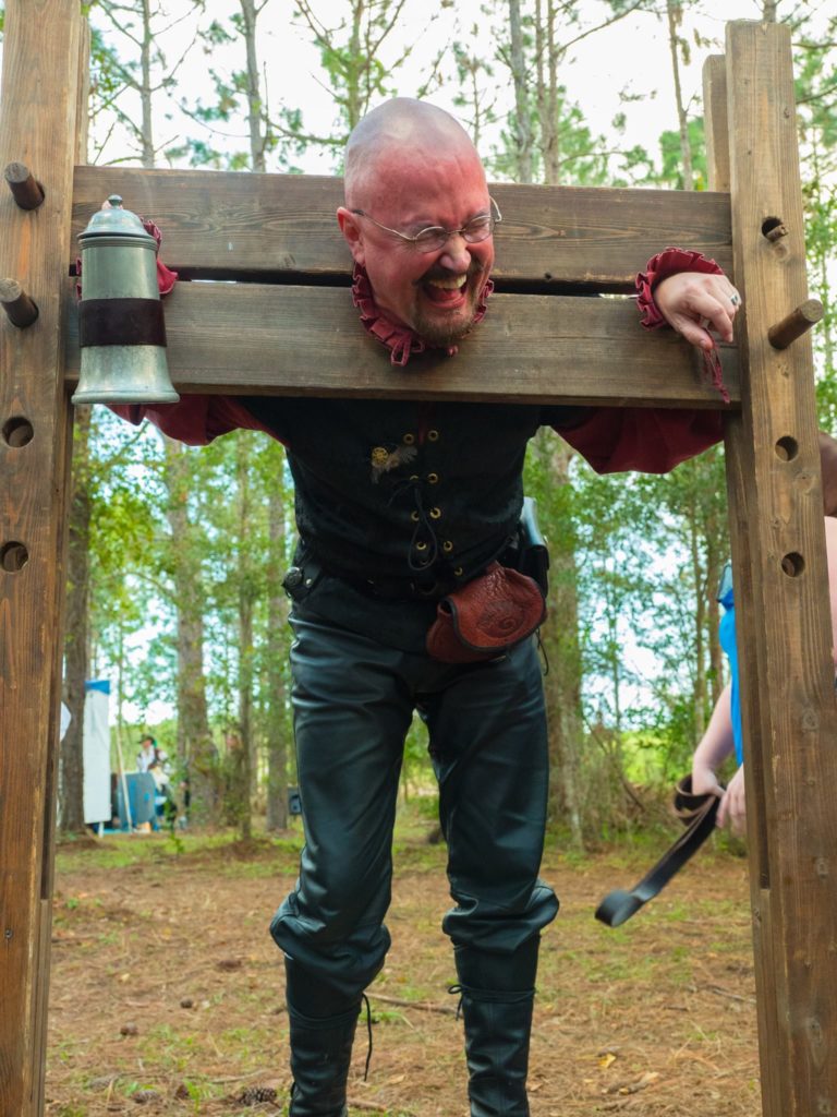 Lord Edward in pillory