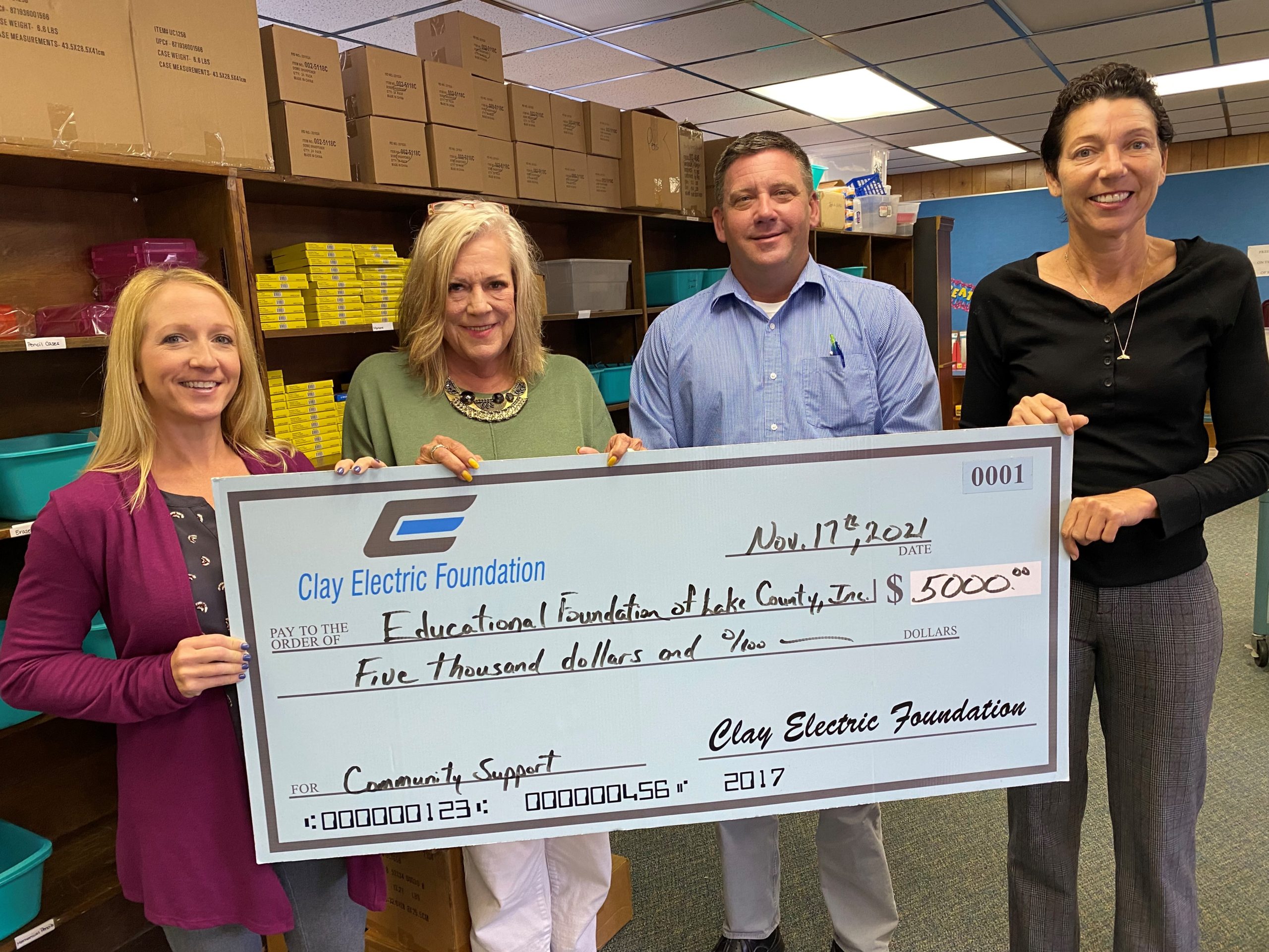 Clay Electric donation helps Lake County Seniors prepare for the ACT ...