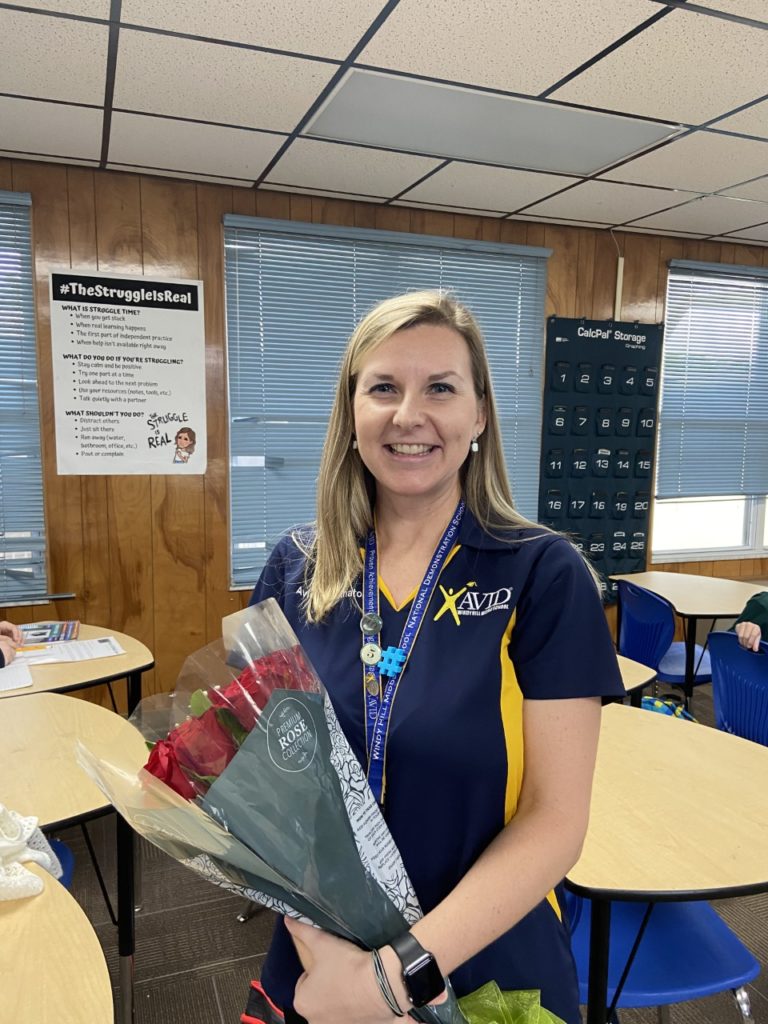 Jessica Woods Windy Hill Middle Teacher of the Year